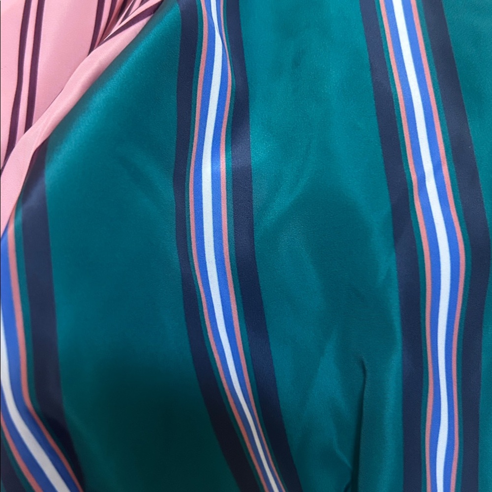 Anthropologie | Maeve Taffeta Striped Multi Color - Picture 8 of 11